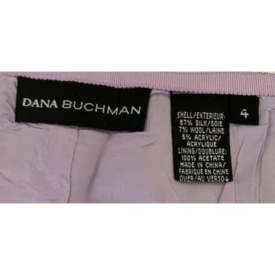 VTG. Dana Buchman Women's Metallic Pencil Skirt Size 4 Knee Length Formal - Thumbnail 5