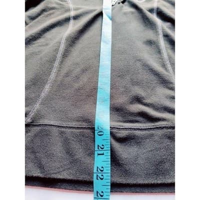 Victoria's Secret Love Pink Womens Half Zip Sweatshirt Long Sleeve Gray Size S - Thumbnail 8