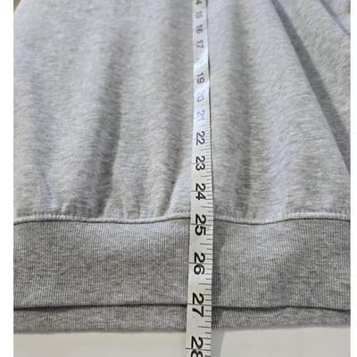 H&M Relaxed Fit Gray Sweatshirt Pullover Crewneck XL Men Women - Thumbnail 7