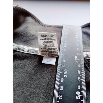 Victoria's Secret Love Pink Womens Half Zip Sweatshirt Long Sleeve Gray Size S - Thumbnail 4