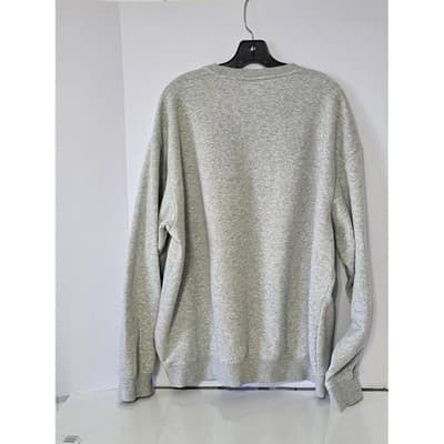 H&M Relaxed Fit Gray Sweatshirt Pullover Crewneck XL Men Women - Thumbnail 2
