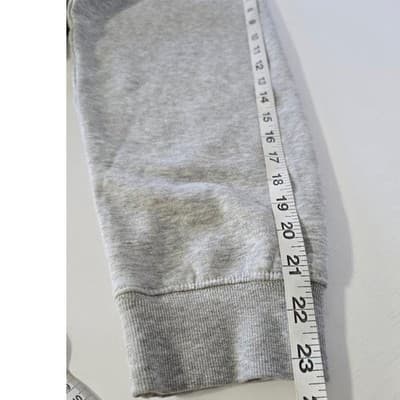 H&M Relaxed Fit Gray Sweatshirt Pullover Crewneck XL Men Women - Thumbnail 8