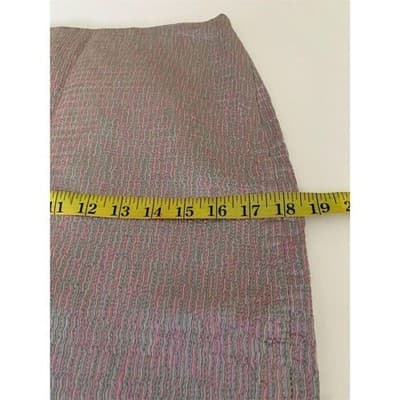 VTG. Dana Buchman Women's Metallic Pencil Skirt Size 4 Knee Length Formal - Thumbnail 7