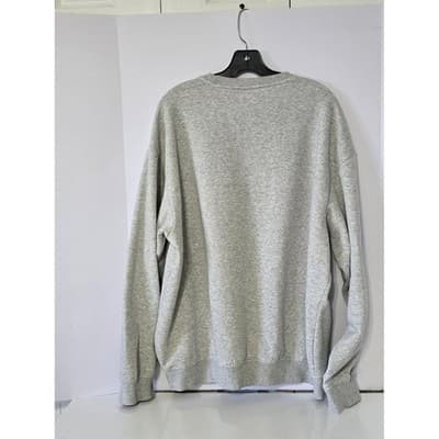H&M Relaxed Fit Gray Sweatshirt Pullover Crewneck XL Men Women - Thumbnail 10