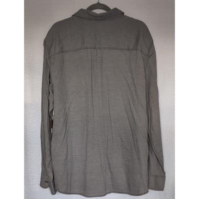 Mossimo Supply Co Button Down Shirt Mens XXL Blue Color Pocket Casual - Thumbnail 2