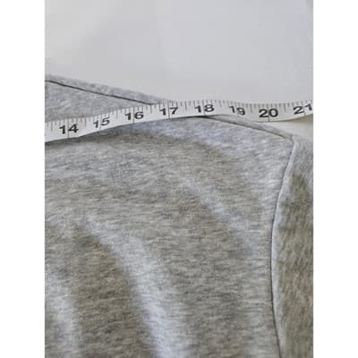 H&M Relaxed Fit Gray Sweatshirt Pullover Crewneck XL Men Women - Thumbnail 5