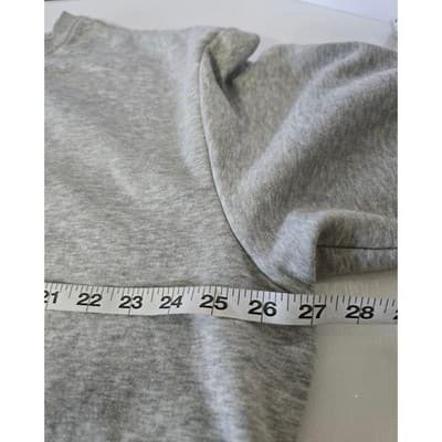 H&M Relaxed Fit Gray Sweatshirt Pullover Crewneck XL Men Women - Thumbnail 6