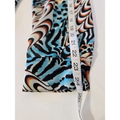 Donna Gray Women's Long Sleeve Button Up Blouse Top Multi Print Size L - Thumbnail 9