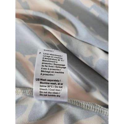 BaiShengGT Women's 2XL Long Sleeve V Neck Abstract Floral Print Tunic Top - Thumbnail 12