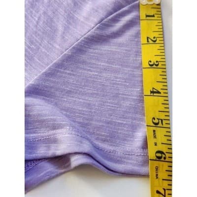 Icyzone Womens Short Sleeve Athletic T-Shirt Round Neck Purple Size Small - Thumbnail 8
