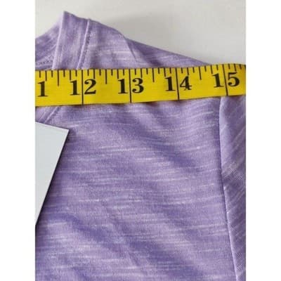 Icyzone Womens Short Sleeve Athletic T-Shirt Round Neck Purple Size Small - Thumbnail 6
