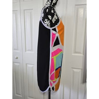 Fabletics Geometric Print Mini Dress Spaghetti Strap Sleeveless - Thumbnail 5