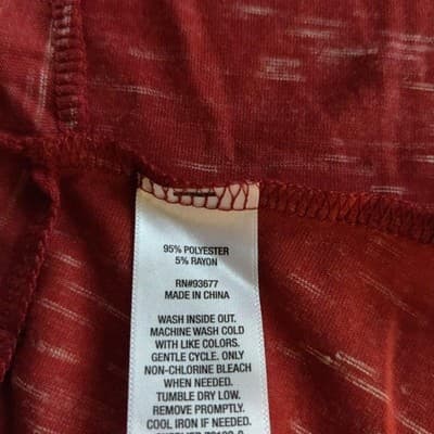 NWT A.N.A Tie Cold Shoulder Ruffle Top Blouse A New Approach Red Womens Size L - Thumbnail 7