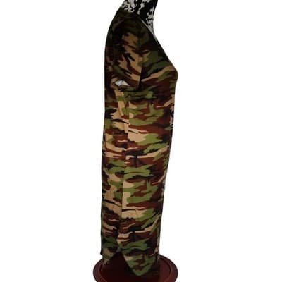 S/M Size Womens Summer Camouflage Printed Women Dress Sheath Fashion Dress - Thumbnail 7
