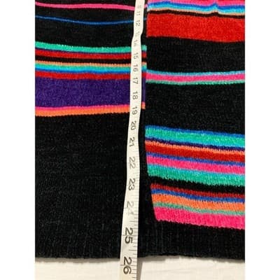 Sag Harbor Women's Petite M Multicolor Striped Pullover Sweater Vintage - Thumbnail 6