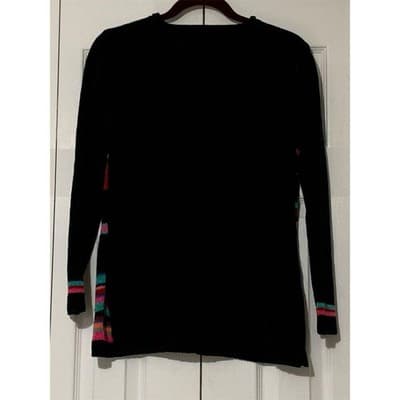 Sag Harbor Women's Petite M Multicolor Striped Pullover Sweater Vintage - Thumbnail 10