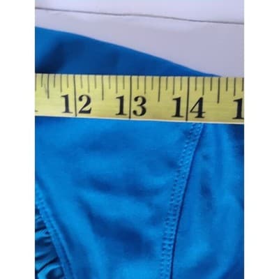 Title Nine Women's Full Zip Teal Cap Sleeve Top Size M - Thumbnail 8