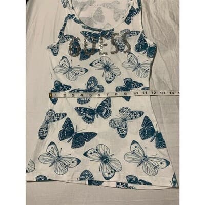 Guess Women's Multicolor Floral Sequin Tank Tops Set of 2 Sleeveless Casual S - Thumbnail 7