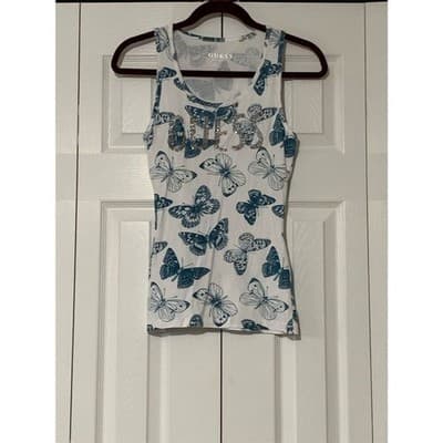 Guess Women's Multicolor Floral Sequin Tank Tops Set of 2 Sleeveless Casual S - Thumbnail 11