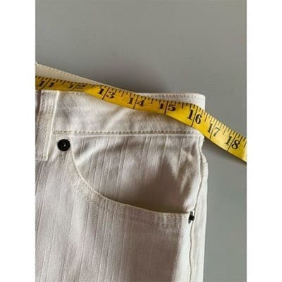 Liz Claiborne Women's White Cropped Pants Size 12P Casual - Thumbnail 4