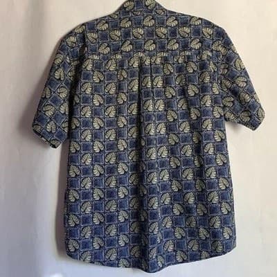 MunsingWear Mens Button Down Hawaiian Shirt Size L - Thumbnail 5