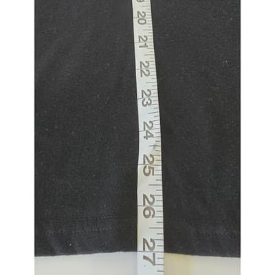 ADIBOSY Black Leopard Stripe Raglan Tee Shirt Top Women's L - Thumbnail 9