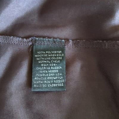 Mossimo Women's Chiffon Button 3/4 Sleeve Drawstring Waist Dress SZ XS - Thumbnail 6