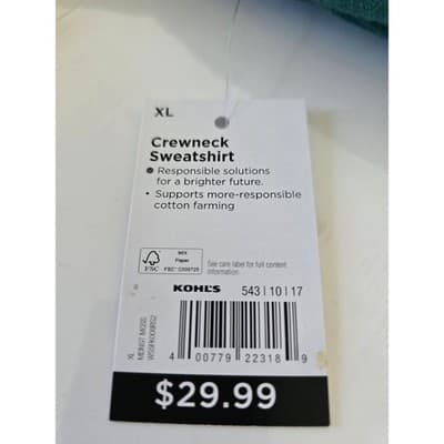 SONOMA Goods for Life Womens Green Cheers Sweatshirt Jogger Set XL - Thumbnail 18