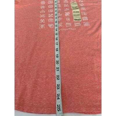 St. John's Bay Women's 2XL Red Short Sleeve T-Shirt #HappyCamper Graphic - Thumbnail 9