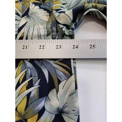 Summa Men's Shirt Large Hawaiian Tropical Cotton Rayon Short-Sleeved - Thumbnail 6