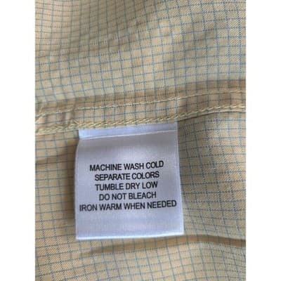 Pronto Uomo Rayon Shirt Mens XXL 2XL Yellow Short Sleeve Button Front - Thumbnail 6