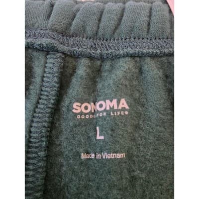 SONOMA Goods for Life Womens Green Cheers Sweatshirt Jogger Set XL - Thumbnail 12