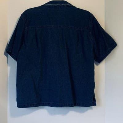 New Directions Embroidered Applique Jacket Top L - Thumbnail 2