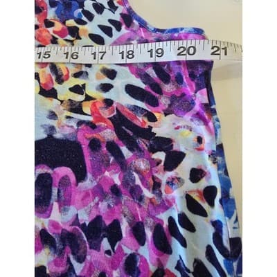 95% Viscose 5% Spandex Knit Top Floral Print - Thumbnail 7