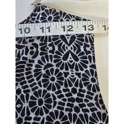 Fever Floral Print Sleeveless A Line Tunic Top Women's S - Thumbnail 4