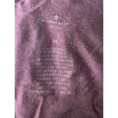 VTG. St. John's Bay Active Large Women's Top Lilic Graphic Tee - Thumbnail 4