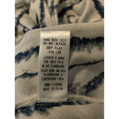 EN CREME Tie Dye Print Kimono Sleeve Mini Dress with Drawstring Waist - Thumbnail 4