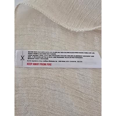 Evelyn K New York Beige Tassel Kimono Cardigan Cover Up - Thumbnail 4