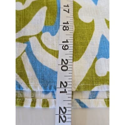 CeCe Blouse Puff Sleeve Split Neck Geometric Print Women's M - Thumbnail 7