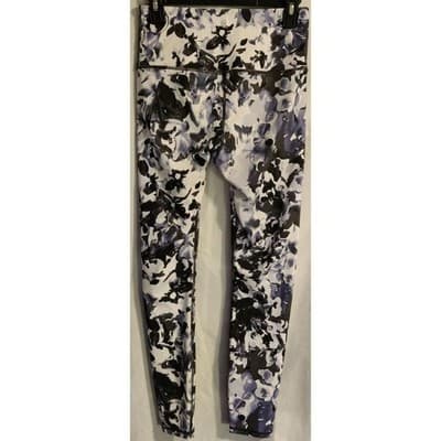 Gaiam Floral Print High Waisted Active Leggings Yoga Pants Athleisure Workout S - Thumbnail 8