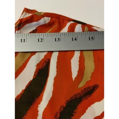 C by Cleopatra Kimono Cardigan Top Red Animal Print Lightweight Women's Size S - Thumbnail 4