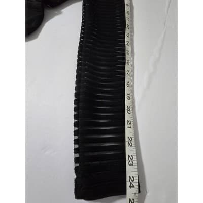 Akira Chicago Black Label Mesh Panel Bodycon Dress Mock Neck Long Sleeve Small - Thumbnail 10