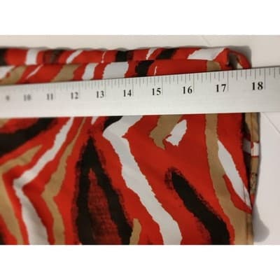 C by Cleopatra Kimono Cardigan Top Red Animal Print Lightweight Women's Size S - Thumbnail 6