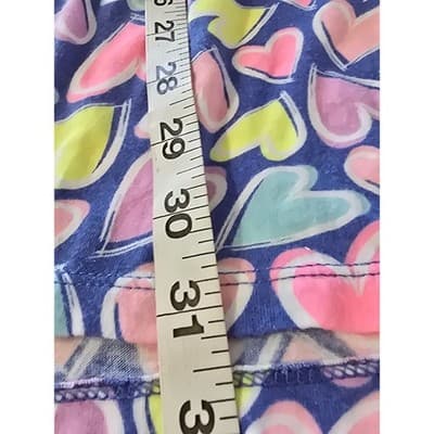 Secret Treasures Sleepwear L XL XG Blue Multi Heart Print Nightgown Dress - Thumbnail 4