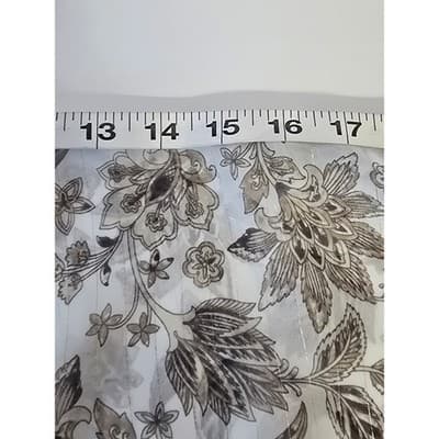 APT 9 Sheer Floral Kimono Cardigan Duster White Gray Metallic Size M - Thumbnail 6