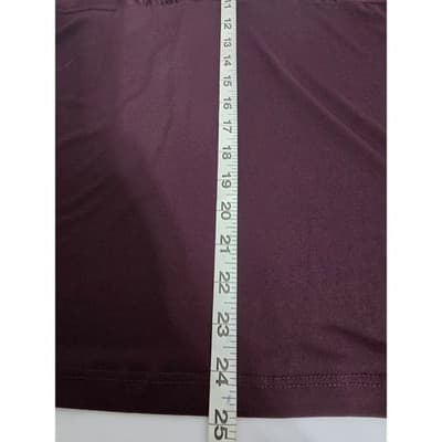 JKLA California Plum Purple Sleeveless Surplice V-Neck Top XL Made in USA - Thumbnail 7