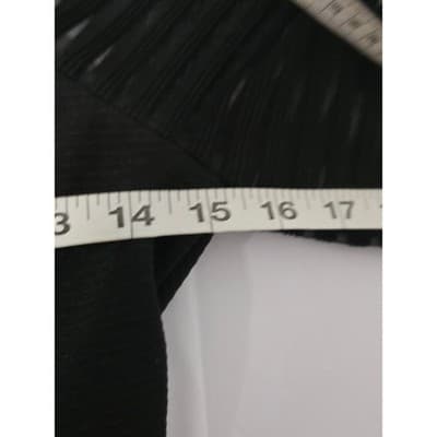 Akira Chicago Black Label Mesh Panel Bodycon Dress Mock Neck Long Sleeve Small - Thumbnail 6