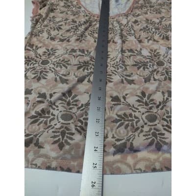 Liz & Co Plus Size Floral Print Cap Sleeve Scoop Neck Top XL - Thumbnail 11