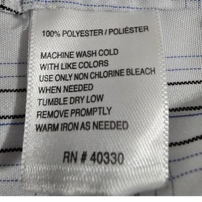 Haggar Mens XL Short Sleeve Plaid Button Down Shirt White Blue Casual Camp Top - Thumbnail 4