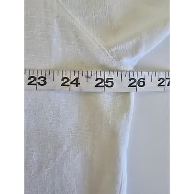 OS Trachten Mens White Embroidered Alpine Short Sleeve Button Down Shirt XL - Thumbnail 5